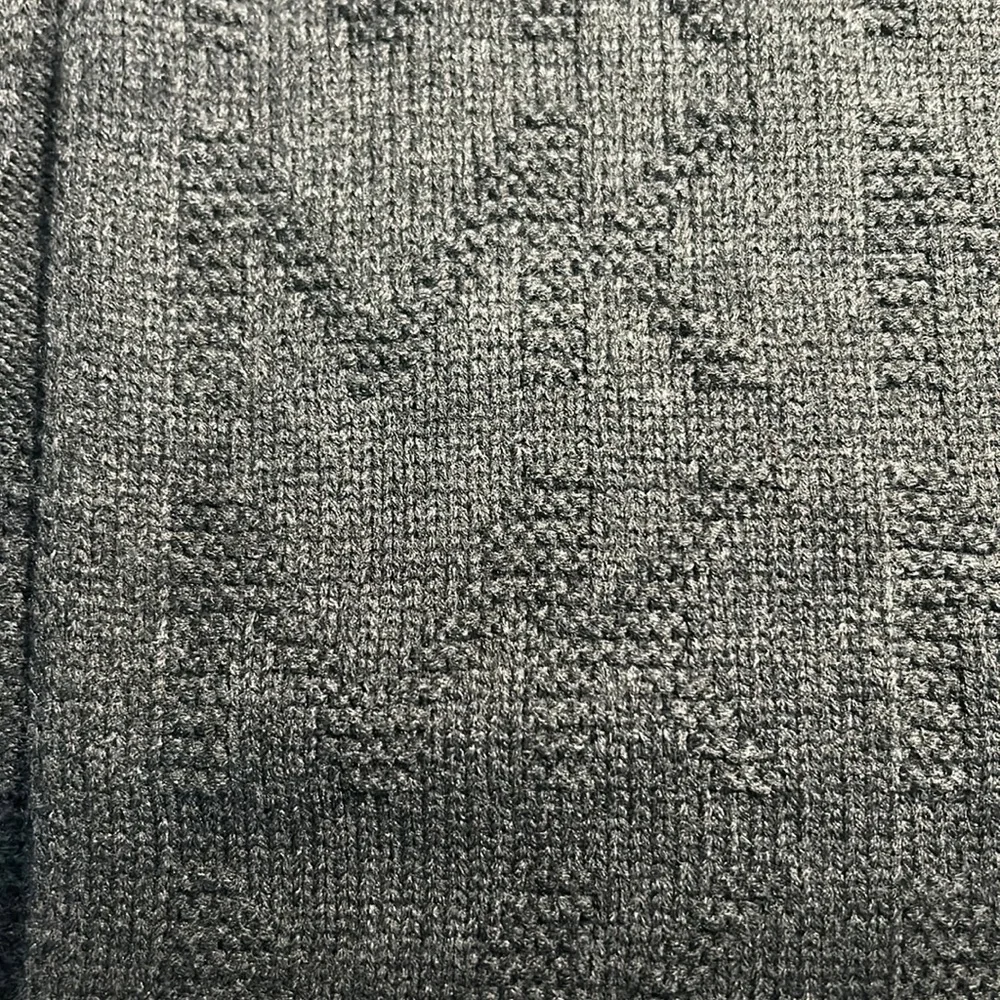 Michael Kors ~ new~Charcoal Gray Knit MK Scarf